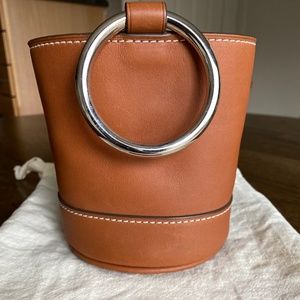 Simon Miller Leather Mini Bucket Bag